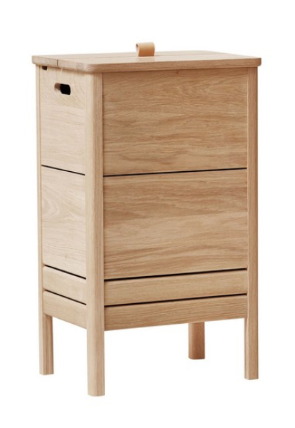Form & Refine A Line Laundry Box White Oiled Oak